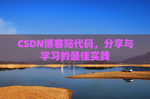 CSDN博客贴代码,分享与学习的最佳实践